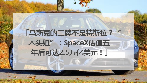 马斯克的王牌不是特斯拉？“木头姐”：SpaceX估值五年后可达2.5万亿美元！