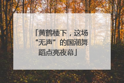 黄鹤楼下，这场“无声”的国潮舞蹈点亮夜幕