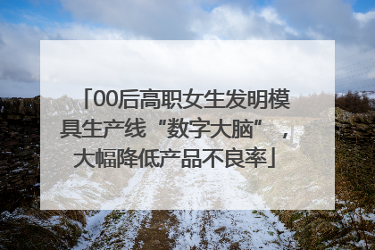 00后高职女生发明模具生产线“数字大脑”，大幅降低产品不良率