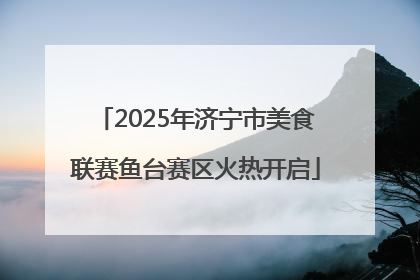 2025年济宁市美食联赛鱼台赛区火热开启