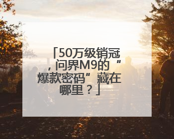 50万级销冠，问界M9的“爆款密码”藏在哪里？