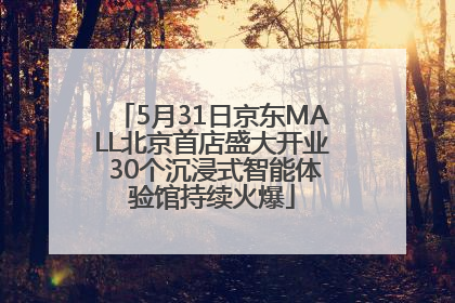 5月31日京东MALL北京首店盛大开业 30个沉浸式智能体验馆持续火爆