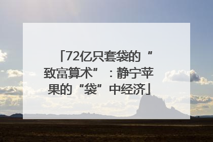 72亿只套袋的“致富算术”：静宁苹果的“袋”中经济
