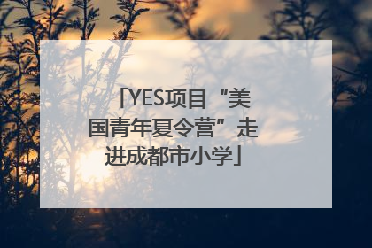 YES项目“美国青年夏令营”走进成都市小学